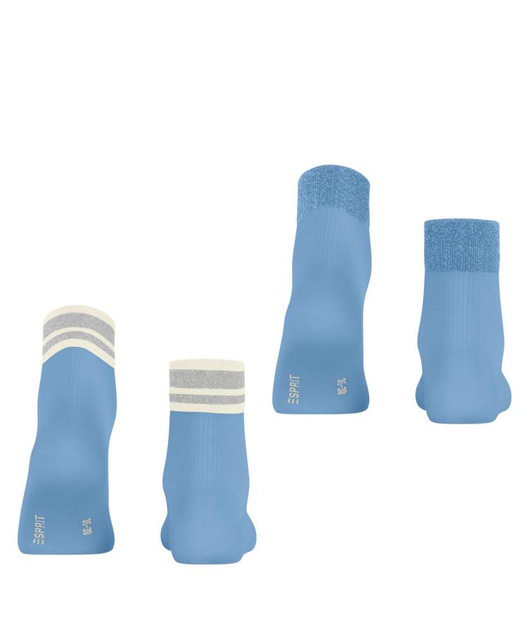 ESPRIT ESPRIT Retro Glitter SSO  2-Pack Socken Damen - light blue (6541) - 0 | SportScheck
