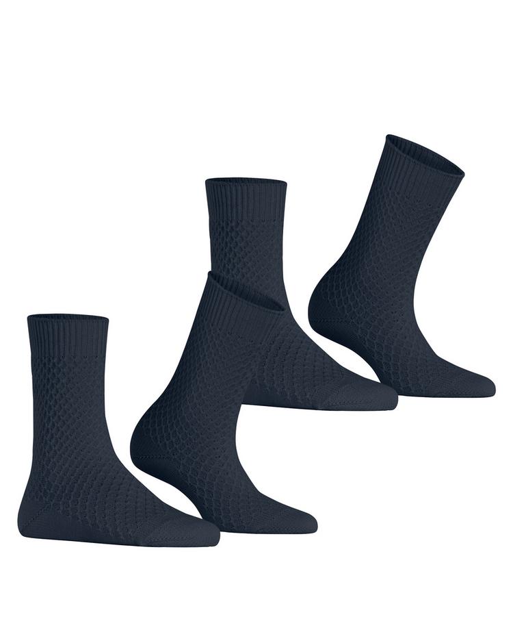 ESPRIT ESPRIT Diamond Knit  2-Pack Socken Damen - space blue (6116) - 0 | SportScheck