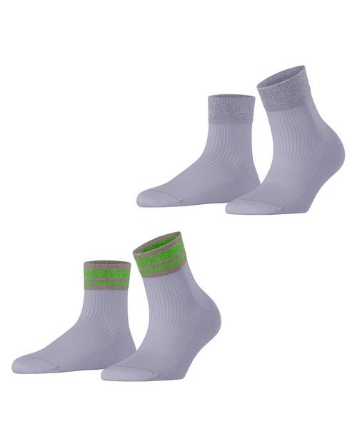ESPRIT Retro Glitter SSO  2-Pack Socken Damen