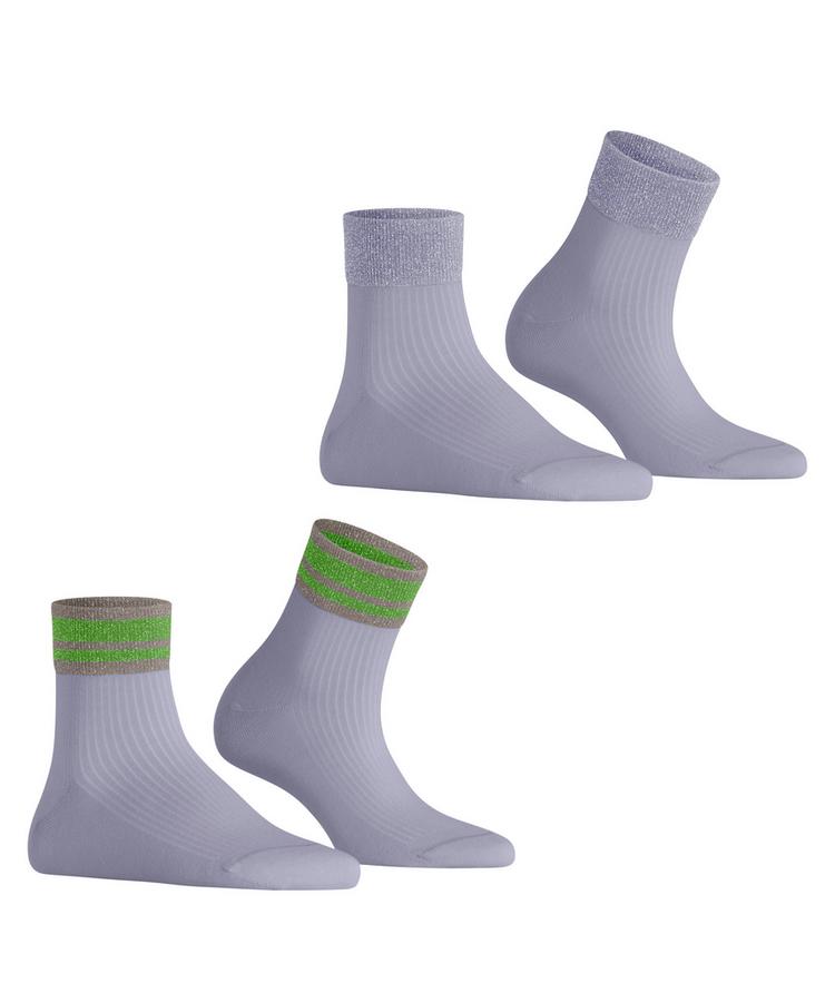 ESPRIT ESPRIT Retro Glitter SSO  2-Pack Socken Damen - blue fog (6850) - 0 | SportScheck