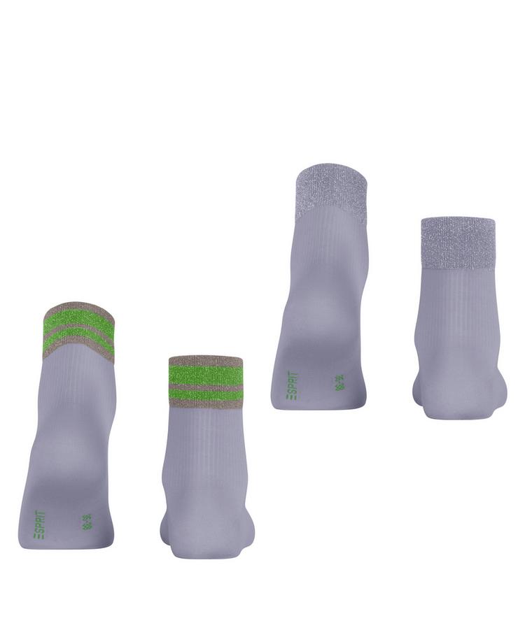 ESPRIT ESPRIT Retro Glitter SSO  2-Pack Socken Damen - blue fog (6850) - 0 | SportScheck