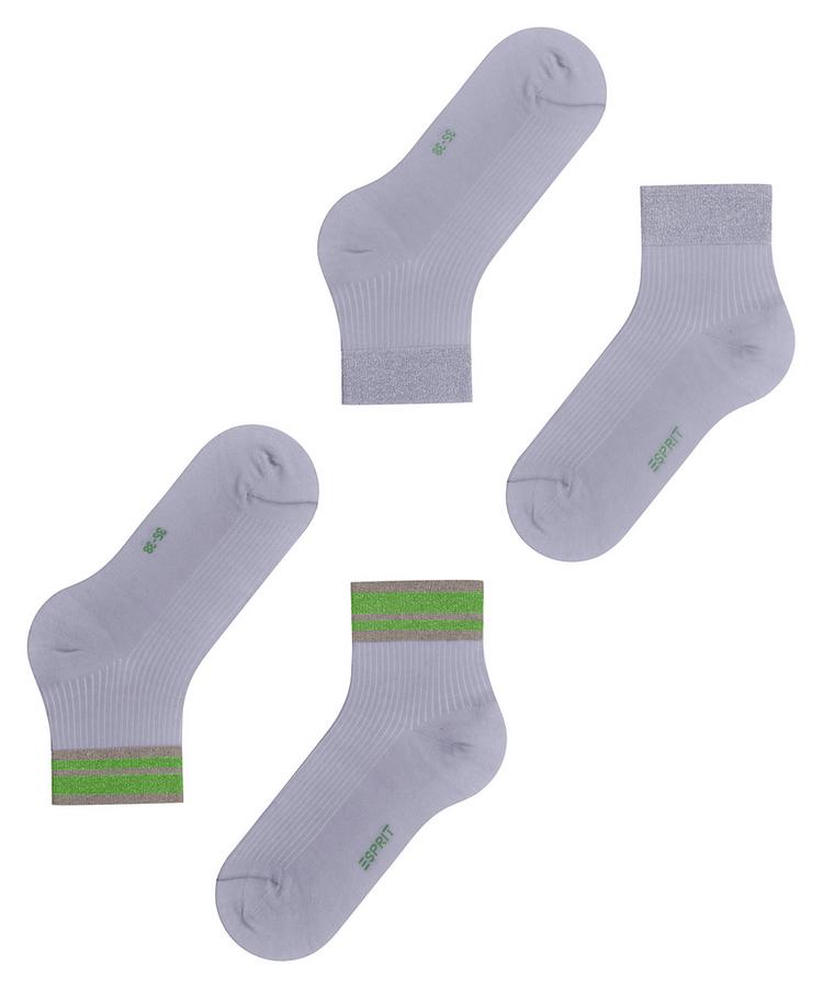ESPRIT ESPRIT Retro Glitter SSO  2-Pack Socken Damen - blue fog (6850) - 2 | SportScheck