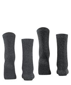 Rückansicht von ESPRIT Shimmer SO  2-Pack Freizeitsocken Damen sortiment (0050)