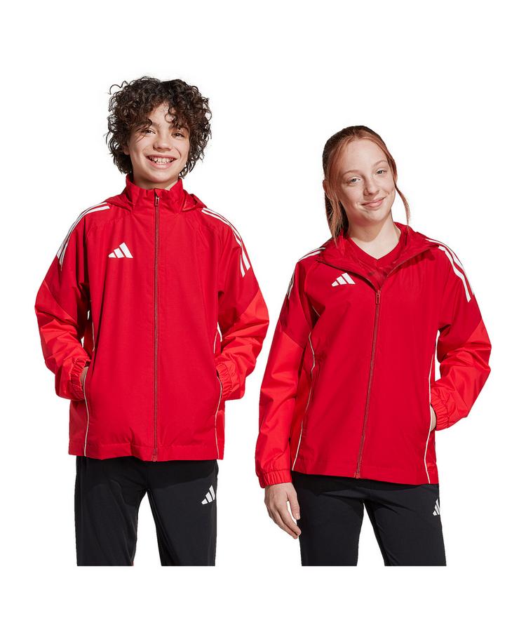adidas adidas Tiro 25 Competition Regenjacke Kids Regenjacke Kinder - rotlila - 2 | SportScheck