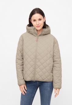 Rückansicht von Derbe Quiltby Short Steppjacke Damen Cobblestone