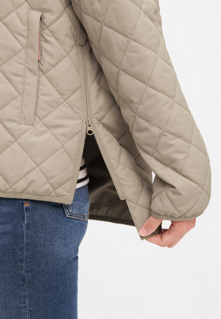 Derbe Derbe Quiltby Short Steppjacke Damen - Cobblestone - 0 | SportScheck