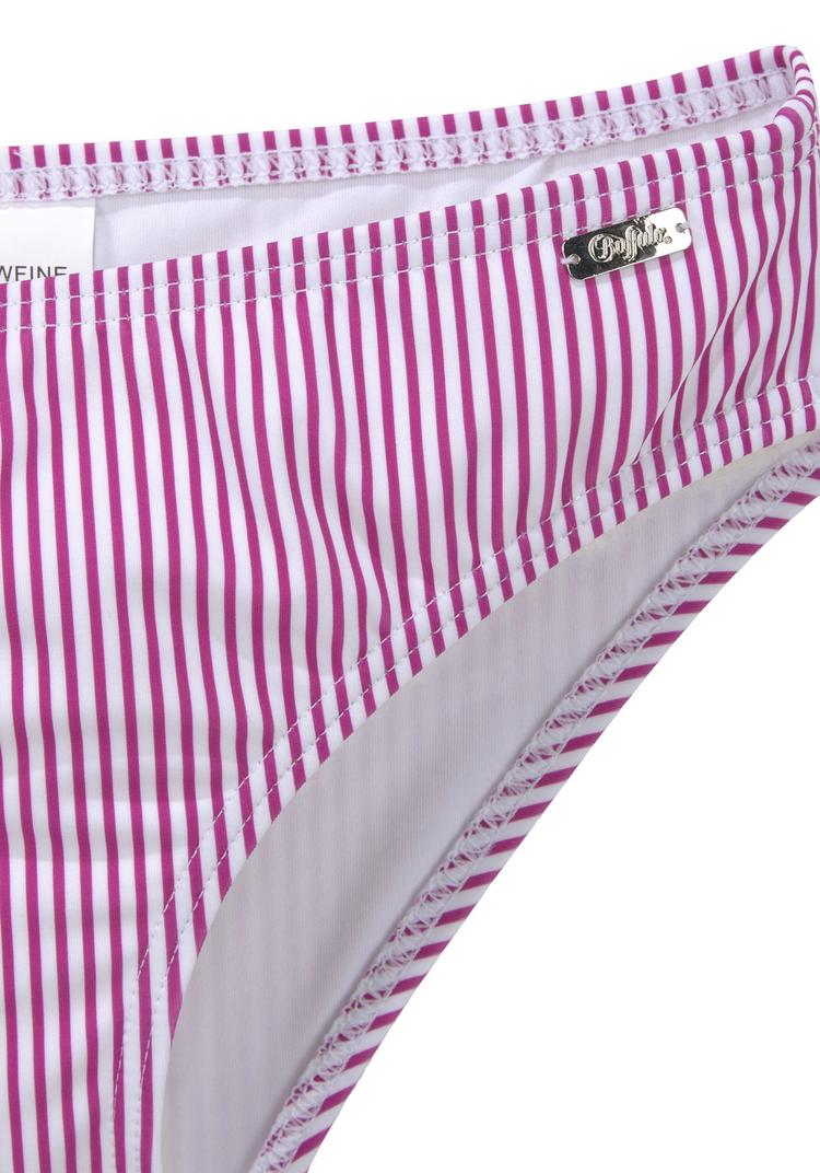 Buffalo Buffalo Bustier-Bikini Bikini Set Damen - beere - wei&szlig; - 1 | SportScheck