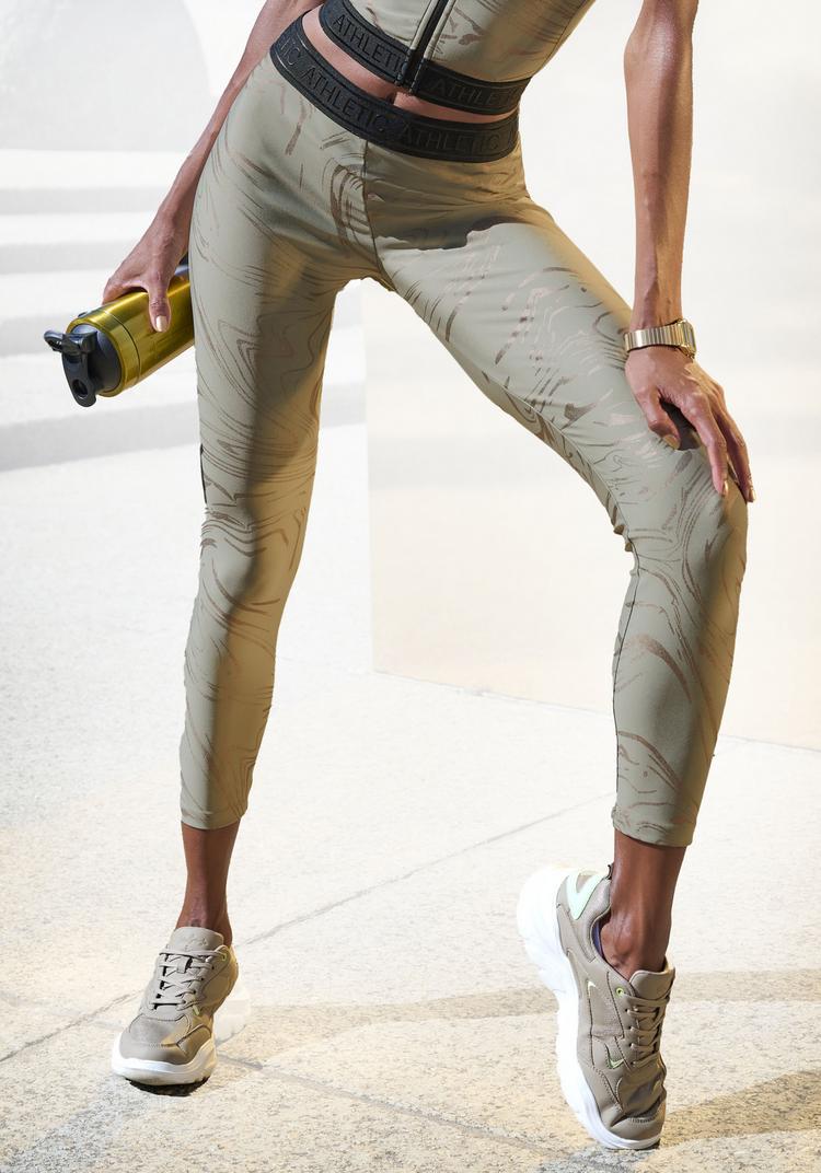 LASCANA Active LASCANA Active Funktionsleggings Tights Damen - gr&uuml;n-bronze - 1 | SportScheck