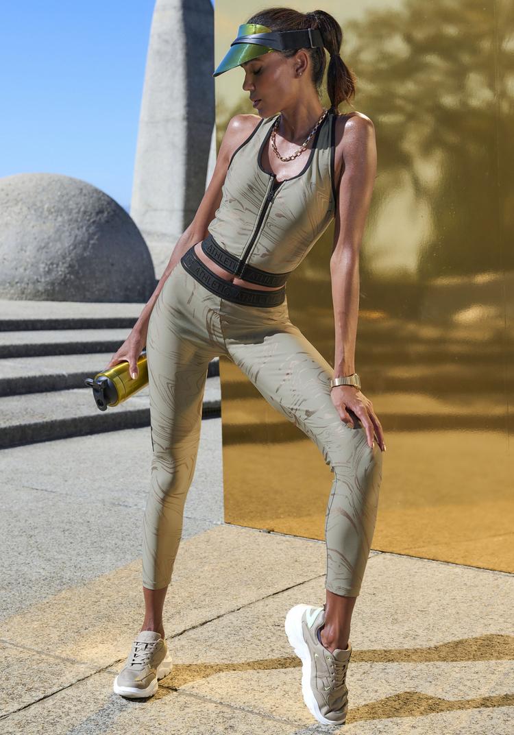 LASCANA Active LASCANA Active Funktionsleggings Tights Damen - gr&uuml;n-bronze - 2 | SportScheck