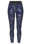 LASCANA Active Funktionsleggings Tights Damen - blau - silber