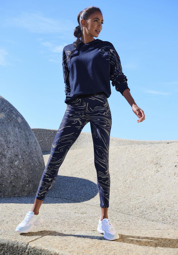 LASCANA Active LASCANA Active Funktionsleggings Tights Damen - blau - silber - 1 | SportScheck