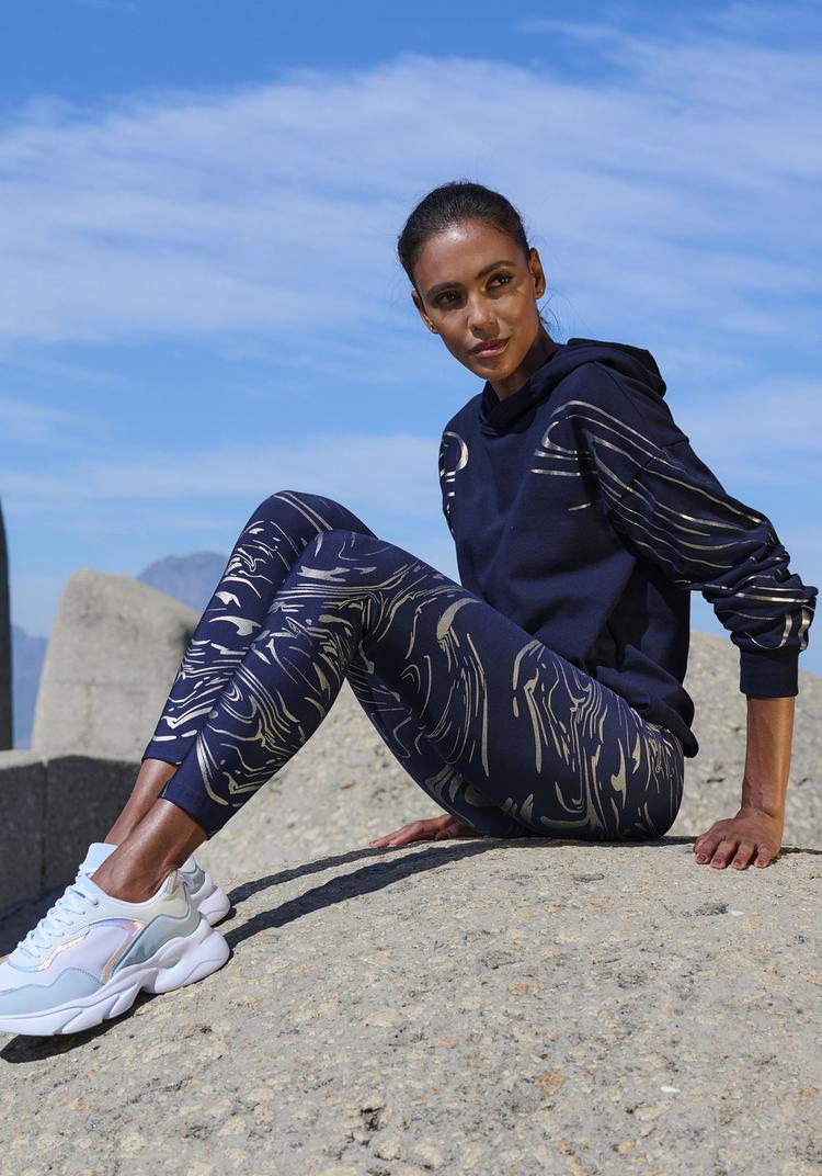 LASCANA Active LASCANA Active Hoodie Hoodie Damen - blau - silber - 2 | SportScheck