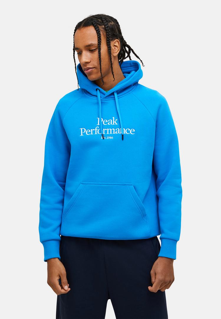 Peak Performance Peak Performance M Original Hood Sweatshirt Herren - azurblau - 1 | SportScheck