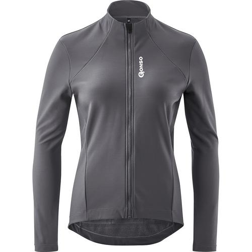 Rückansicht von Gonso SITIVO Fahrradtrikot Damen Grau0611