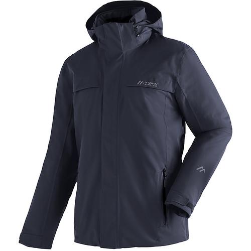 Rückansicht von Maier Sports Peyor Softshelljacke Herren Marine3272