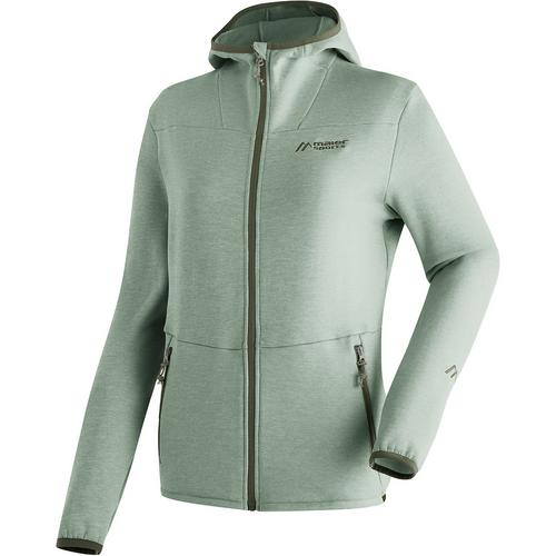 Rückansicht von Maier Sports Fave Fleecejacke Damen Grün2049