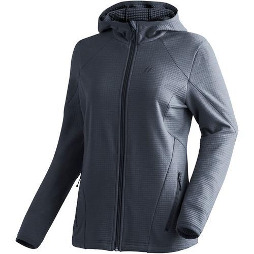 Rückansicht von Maier Sports Tesila Fleecejacke Damen Grau0640