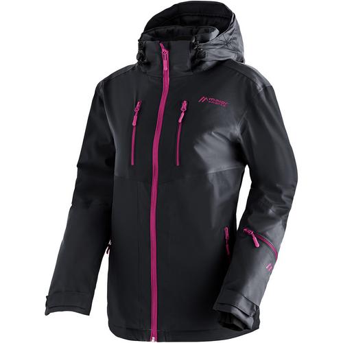 Rückansicht von Maier Sports INA Winterjacke Damen Schwarz01100