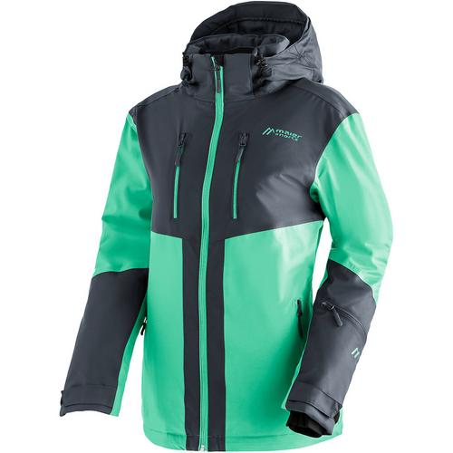 Rückansicht von Maier Sports INA Winterjacke Damen Grün2060