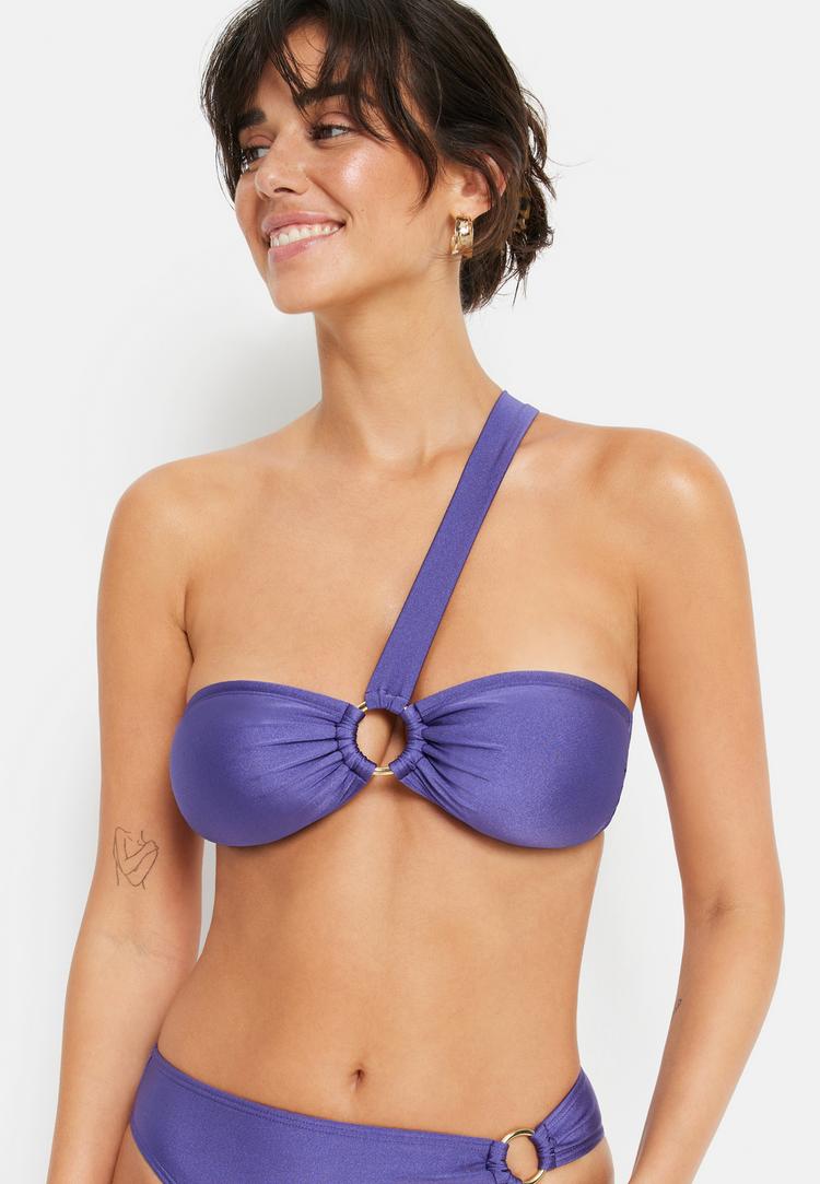 LSCN by Lascana LSCN by Lascana Bandeau-Bikini-Top Bikini Oberteil Damen - violett - 3 | SportScheck