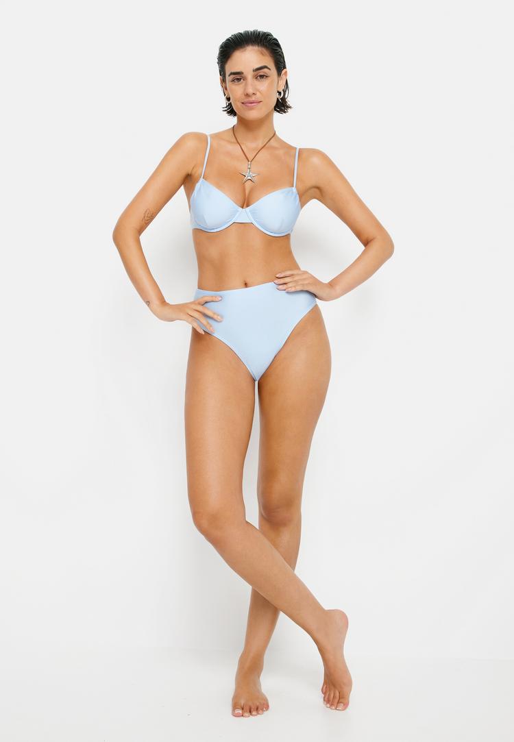 LSCN by Lascana LSCN by Lascana B&uuml;gel-Bikini-Top Bikini Oberteil Damen - hellblau - 2 | SportScheck