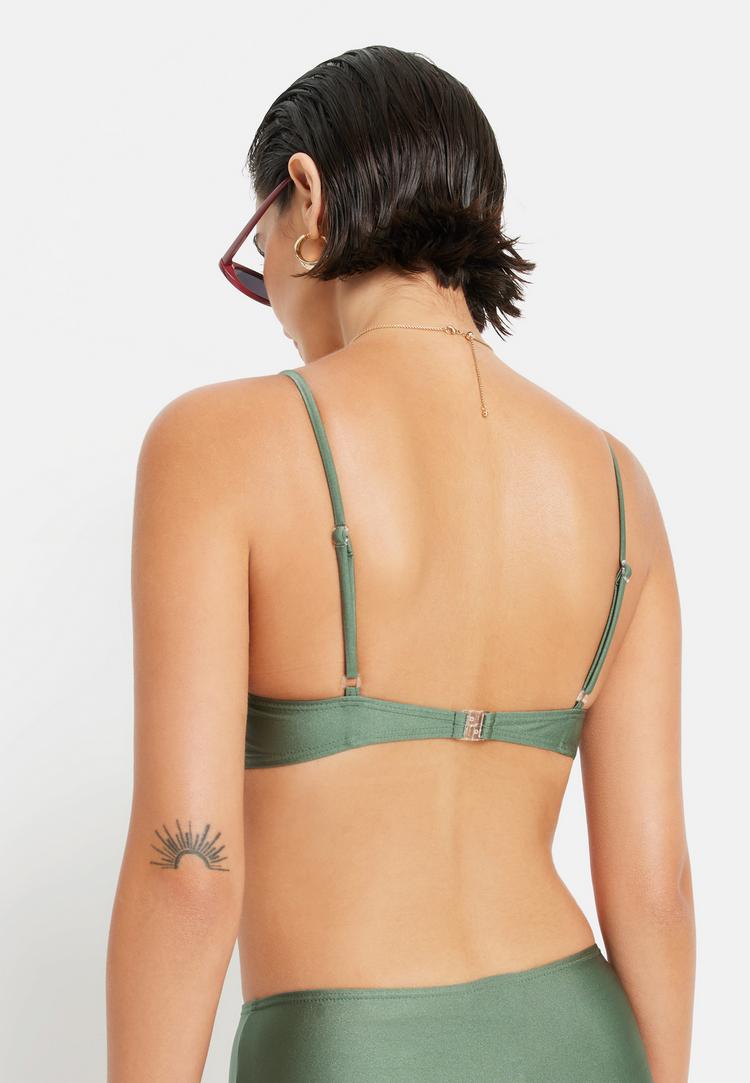 LSCN by Lascana LSCN by Lascana B&uuml;gel-Bikini-Top Bikini Oberteil Damen - olive - 0 | SportScheck