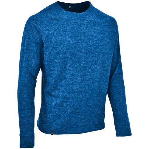 Rückansicht von Maul Sport Alvier Langarmshirt Herren Blau3012