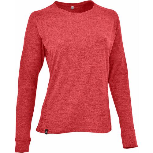Rückansicht von Maul Sport Evora Langarmshirt Damen Lachs