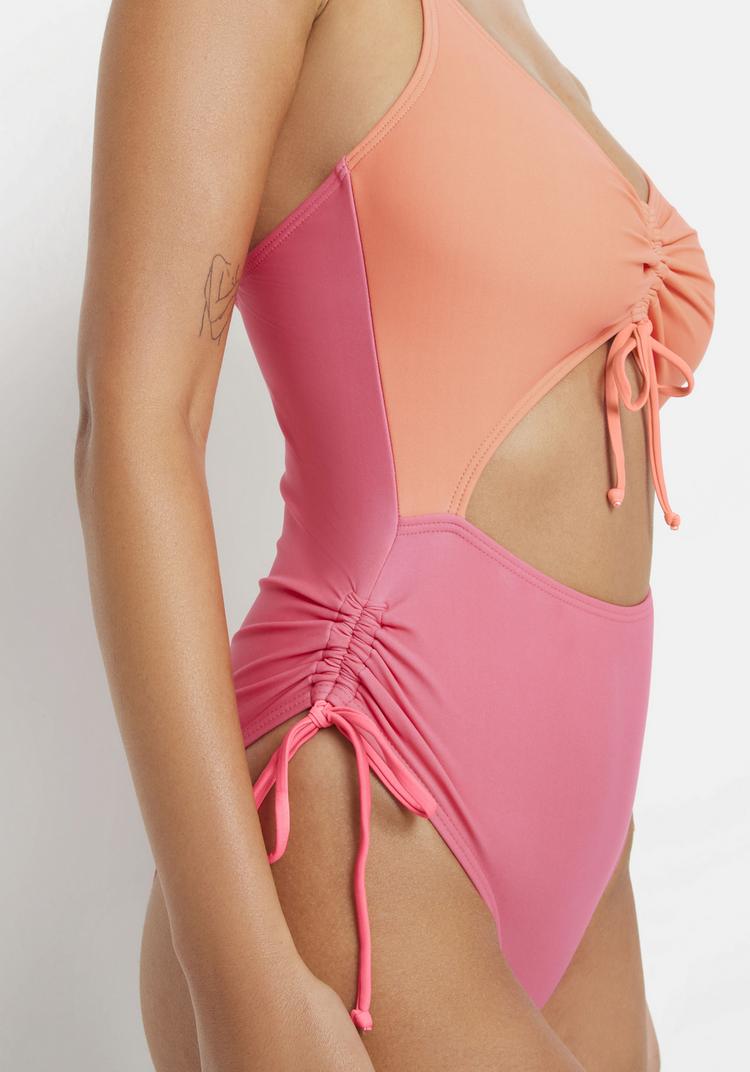 LSCN by Lascana LSCN by Lascana Badeanzug Badeanzug Damen - coral-pink - 0 | SportScheck