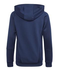 Rückansicht von adidas Tiro 23 Competition Hoody Funktionssweatshirt Herren blauweiss