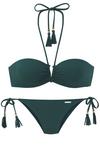 ELBSAND Bandeau-Bikini Bikini Set Damen - Petrol