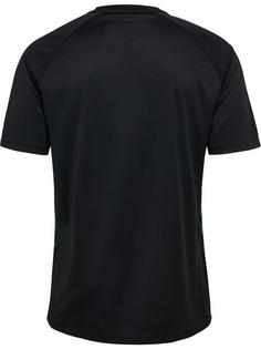 hummel hmlPROMO SET Trainingsanzug Herren BLACK/VERDANT GREEN