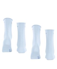 Rückansicht von ESPRIT Basic Pure SO 2-Pack Freizeitsocken Damen powder blue (6246)