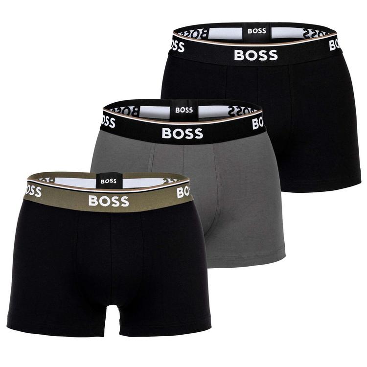 Boss Boss Boxershort Unterhose Herren - Schwarz/Grau/Oliv - 0 | SportScheck