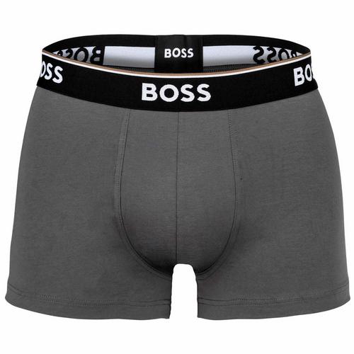 Rückansicht von Boss Boxershort Hipster Herren Schwarz/Grau/Oliv