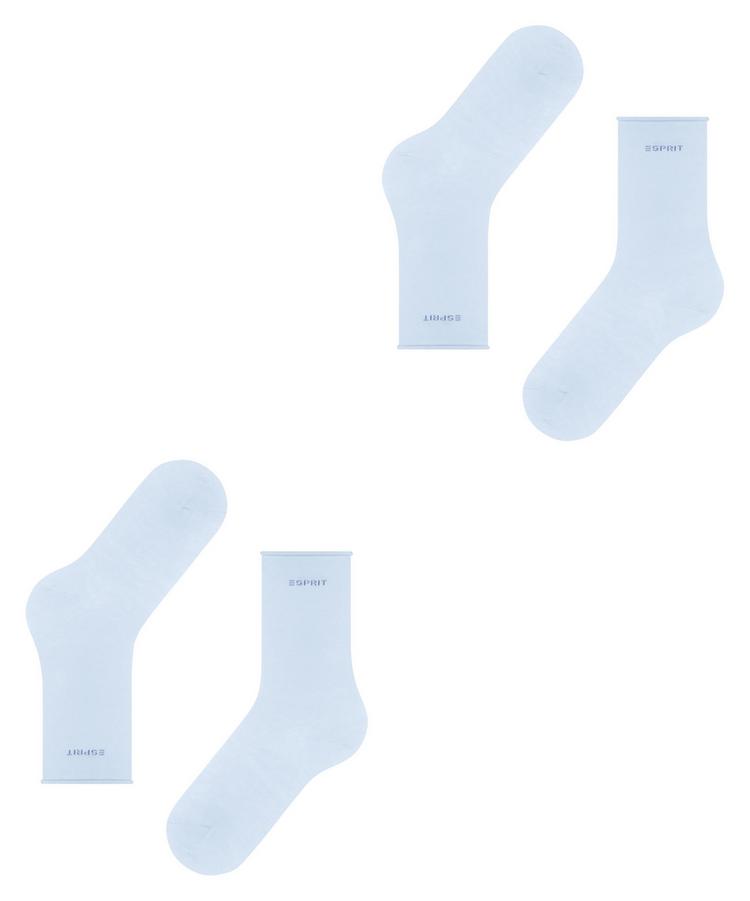 ESPRIT ESPRIT Basic Pure SO 2-Pack Socken Damen - powder blue (6246) - 2 | SportScheck