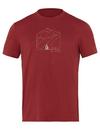 VAUDE SE Men's Ossola Print T-Shirt T-Shirt Herren - carmine