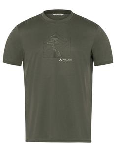 VAUDE SE Men's Ossola Print T-Shirt T-Shirt Herren khaki