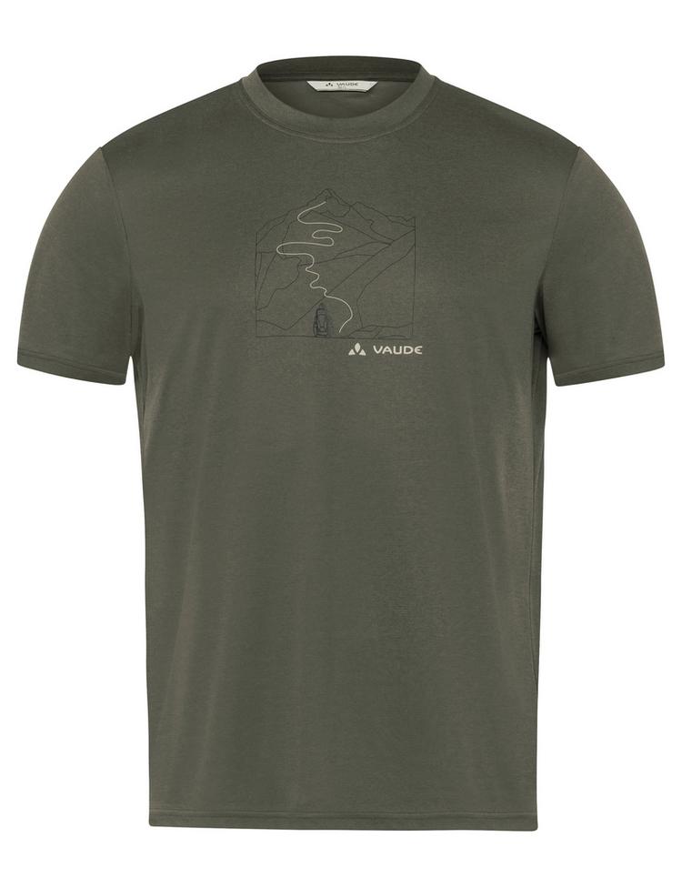 VAUDE VAUDE SE Men's Ossola Print T-Shirt T-Shirt Herren - khaki - 0 | SportScheck