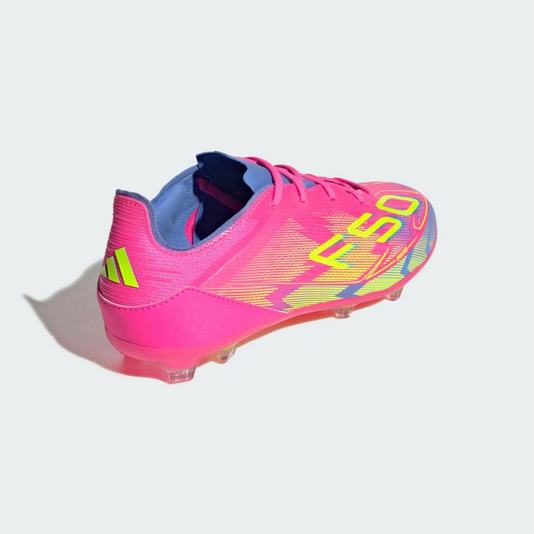 adidas adidas F50 Elite Kids FG Fu&szlig;ballschuh Fu&szlig;ballschuhe Kinder - Lucid Pink / Lucid Lemon / Blue Fusion - 3 | SportScheck