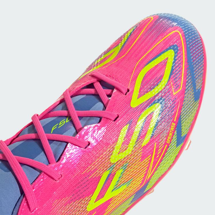 adidas adidas F50 Elite Kids FG Fu&szlig;ballschuh Fu&szlig;ballschuhe Kinder - Lucid Pink / Lucid Lemon / Blue Fusion - 5 | SportScheck