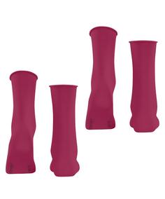 Rückansicht von ESPRIT Basic Pure SO 2-Pack Freizeitsocken Damen pink berry (8544)