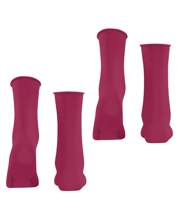 ESPRIT ESPRIT Basic Pure SO 2-Pack Socken Damen - pink berry (8544) - 0 | SportScheck