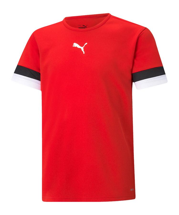 PUMA PUMA teamRISE Trikot Kids Hell Trikot Kinder - rotschwarzweiss - 0 | SportScheck