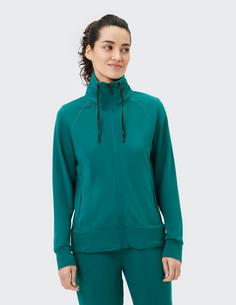 Rückansicht von VENICE BEACH VB Florence Sweatjacke Damen green pond