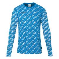 Uhlsport Progressive Funktionsshirt Kinder - cyan/wei&szlig;