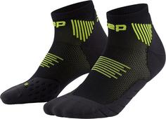 CEP Laufsocken Herren black/lime