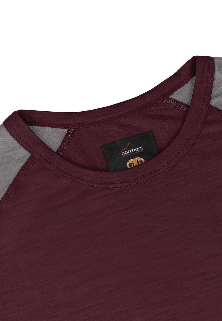 normani Outdoor Sports normani Outdoor Sports Goulburn Langarmshirt Damen - Bordeaux - 0 | SportScheck