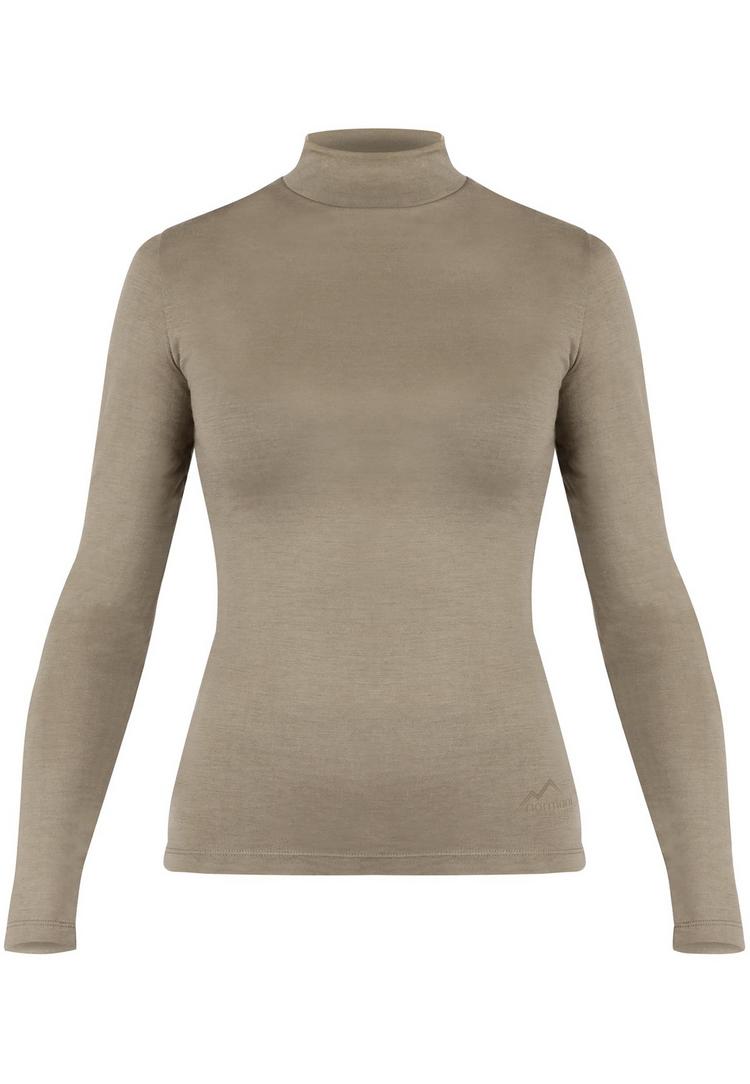 normani Outdoor Sports normani Outdoor Sports Romsey Langarmshirt Damen - Beige - 0 | SportScheck