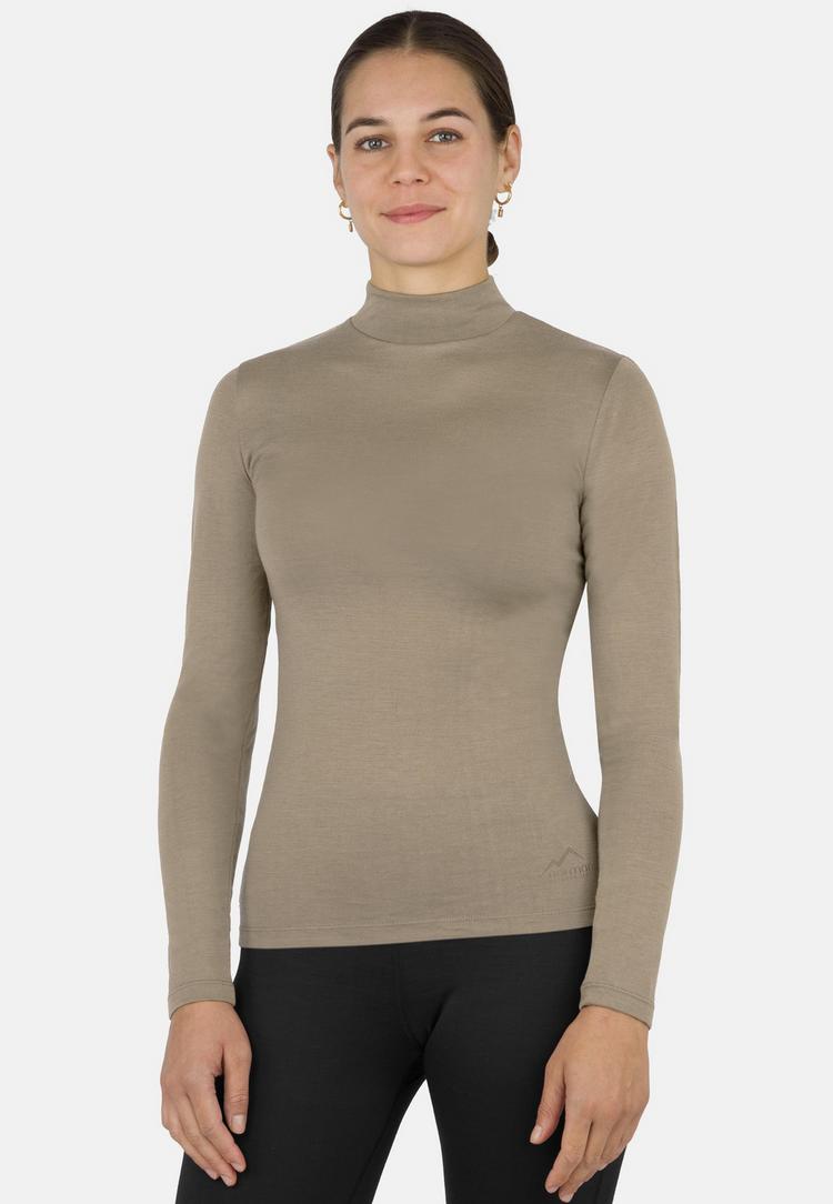 normani Outdoor Sports normani Outdoor Sports Romsey Langarmshirt Damen - Beige - 0 | SportScheck